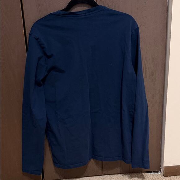 Gymshark Men's Navy Long Sleeve Shirt - size large - Picture 4 of 4